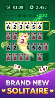 quick solitaire: win cash iphone screenshot 2