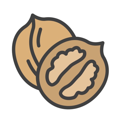 Walnut Stickers icon