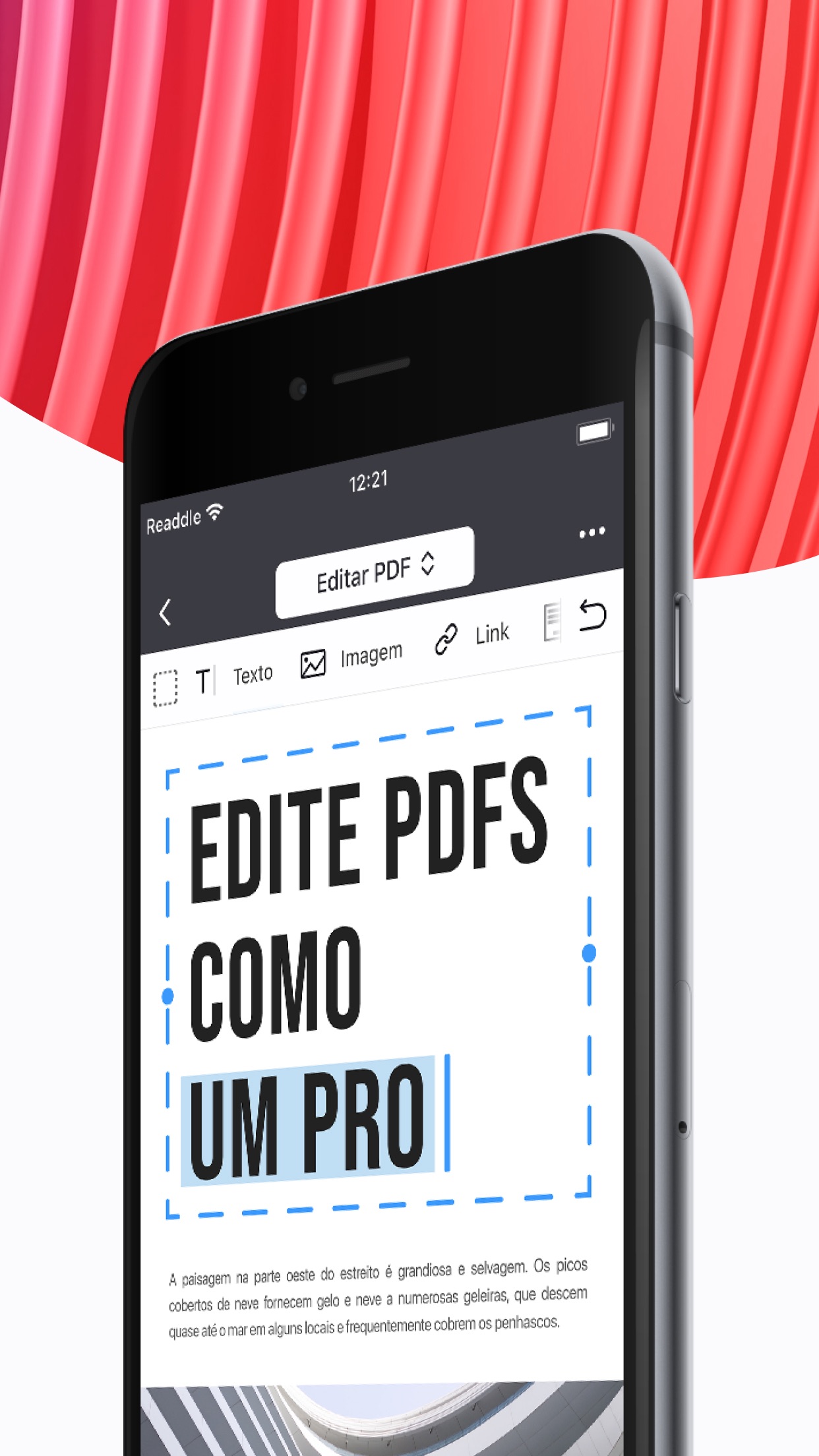 Screenshot do app PDF Expert: leitor de arquivos