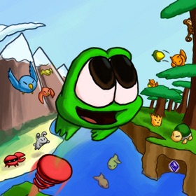 ภาพหน้าจอ (10) Frog Hop Game