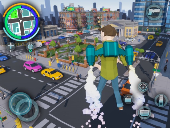 Gangster Crime Auto Polygon iPad screenshot 7 - Games app