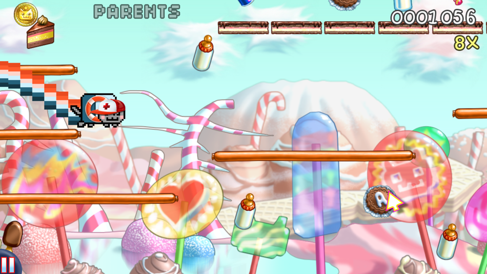 #9. Nyan Cat: Lost In Space (iOS) 由: Istom Games Kft.