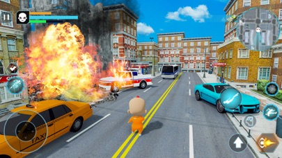 Little Rope Hero City Fighter Screenshot