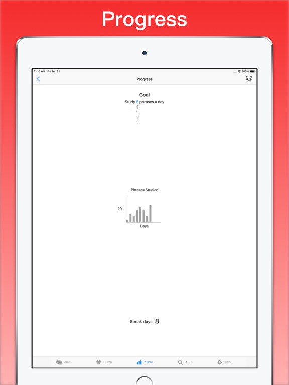 Learn Italian + © iPad screenshot 8 - Education app