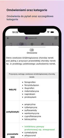 Game screenshot Egzamin LEK apk