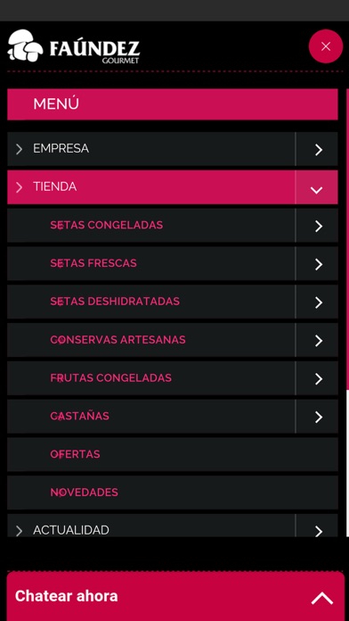 Faundez Gourmet Screenshot
