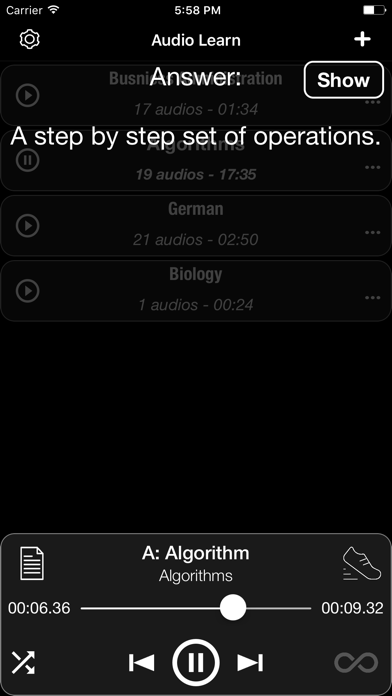 Aumody - Audio Memo Study Screenshot