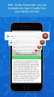 audio transcribe iphone screenshot 2