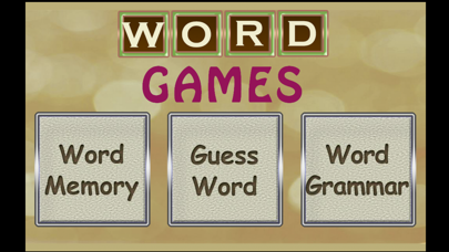 Screenshot #1 pour Word Games - Test Vocabulary