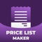 Looking for a hassle-free way to create precise item price lists and invoices