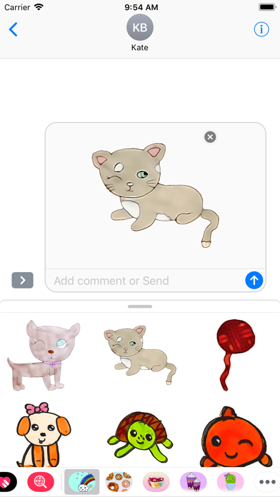 Kawaii Pets & Friends Stickers Screenshot