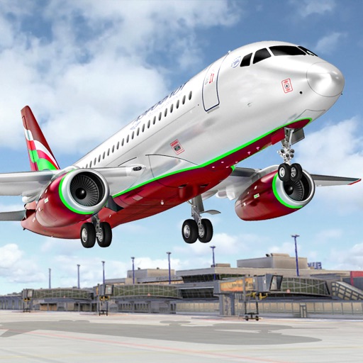 Passenger Airplane Flight Sim Icon