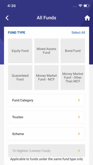 MPF Fund Platform screenshot 2