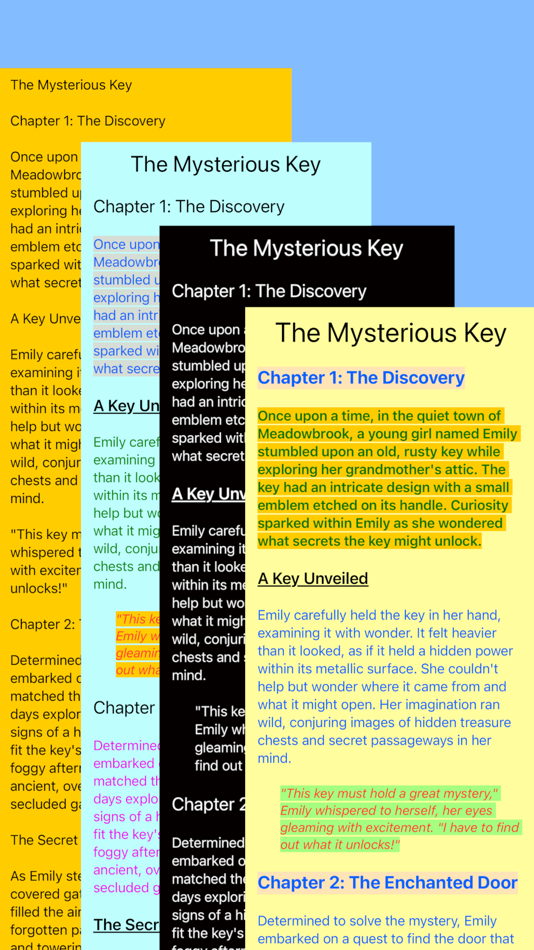 #1. Long Text Pic (iOS) Podle: Ziyue Li