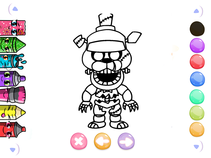 At Nighet  Coloring Book