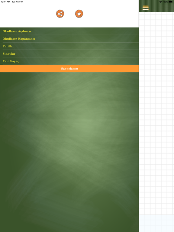 Okul Tatil Sayacı - Geri Sayım iPad screenshot 6 - Education app