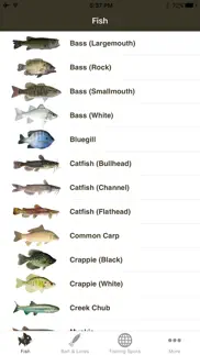 freshwater fishing guide iphone screenshot 1