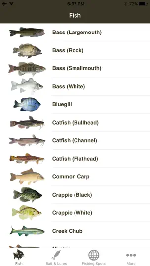 Screenshot von Freshwater Fishing Guide auf dem iPhone 1