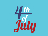 4th of July - stickers and emoji