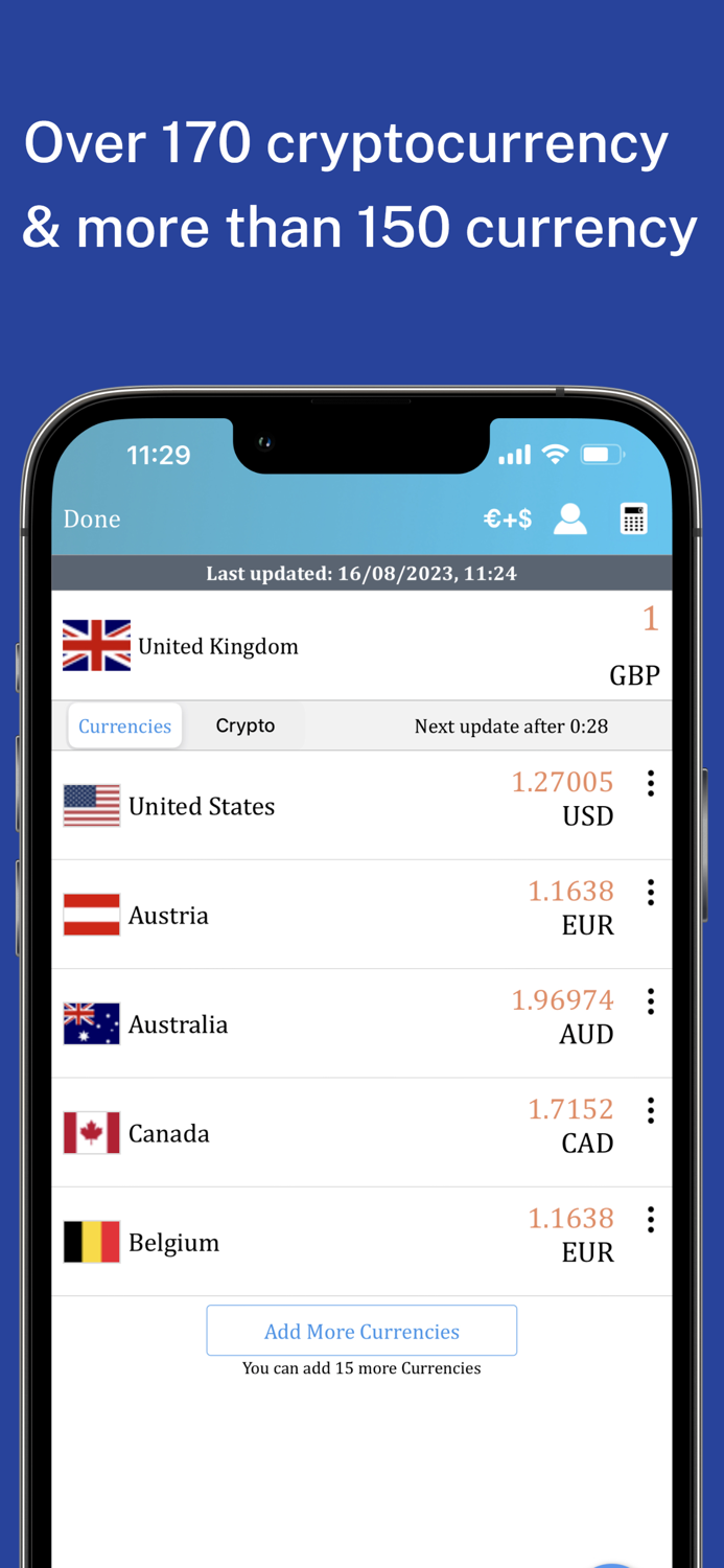 iExchange Crypto Calculator
