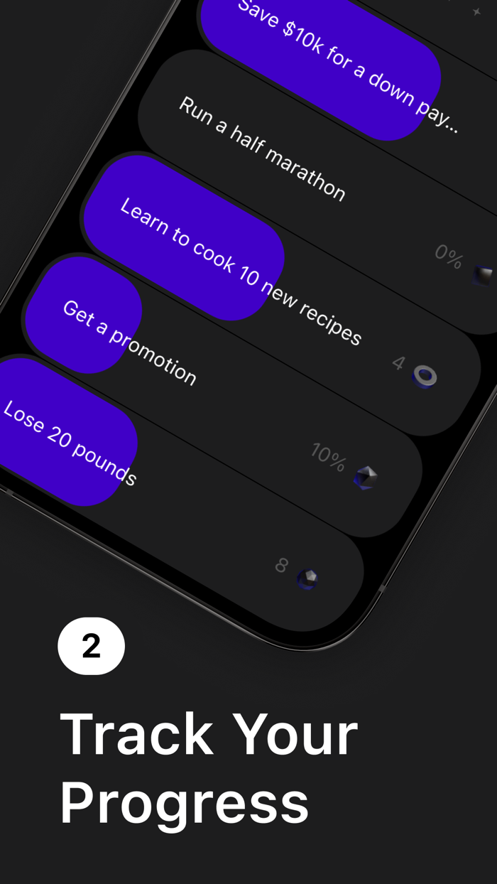 Aim - Goals and Progress Counter