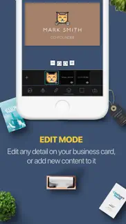 ai business card generator qr iphone screenshot 4