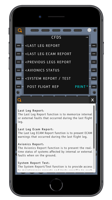 A320 CFDS Trainer Screenshot