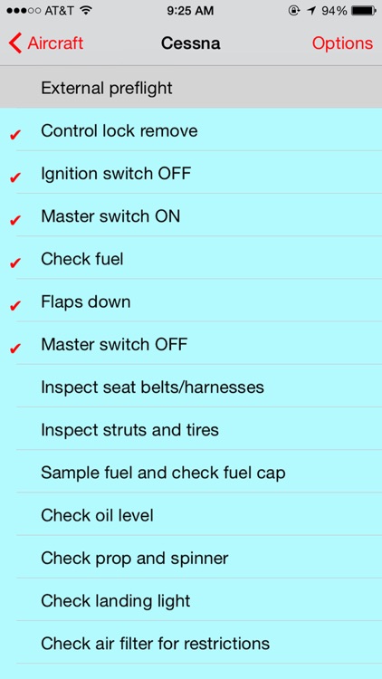 Pilots Checklist