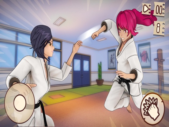 anime hoog school Girl Life 3d iPad app afbeelding 4