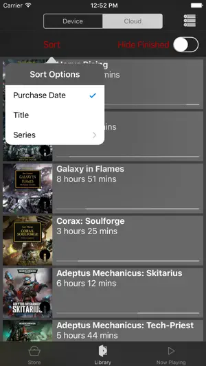 Black Library Audio screenshot 4