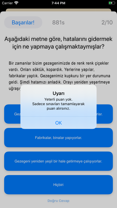 Test Merkezi İlkokul 2.Sınıf Screenshot