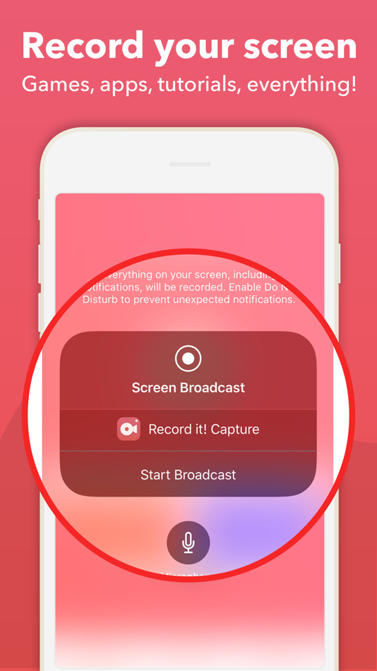 Record it! :: Screen Recorder - 4.8.1 - (iOS)
