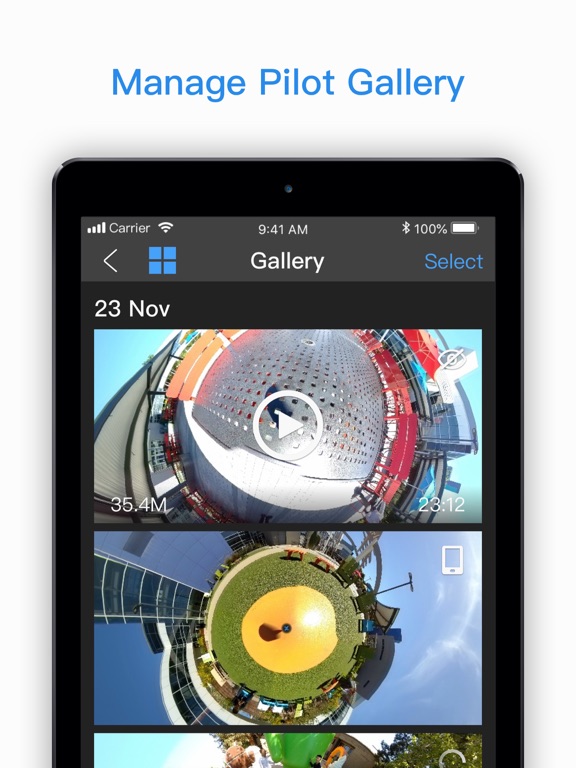 Pilot Go iPad screenshot 4 - Photo & Video app