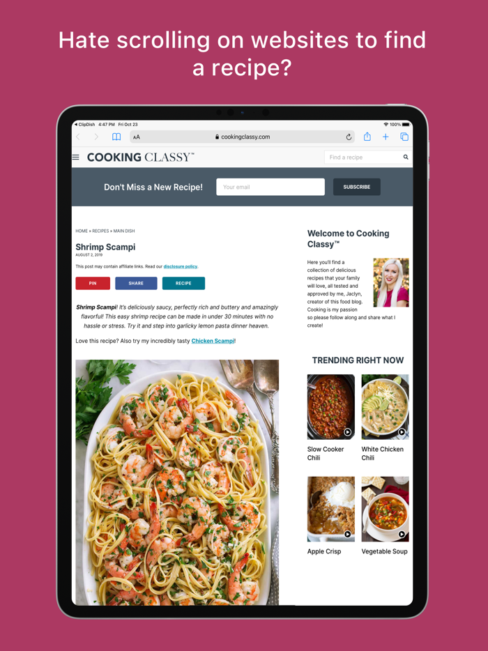 ClipDish - Simplify Cooking