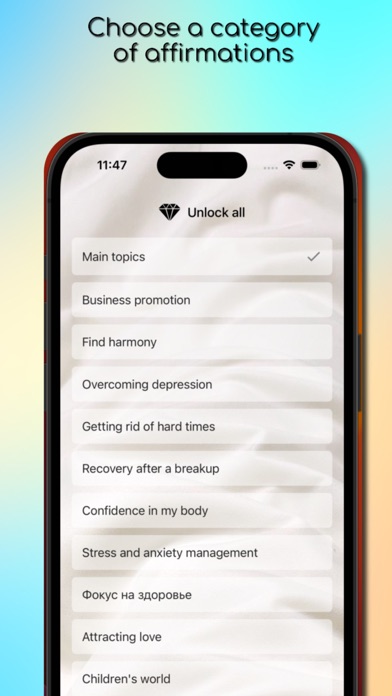 Fullness diary Screenshot