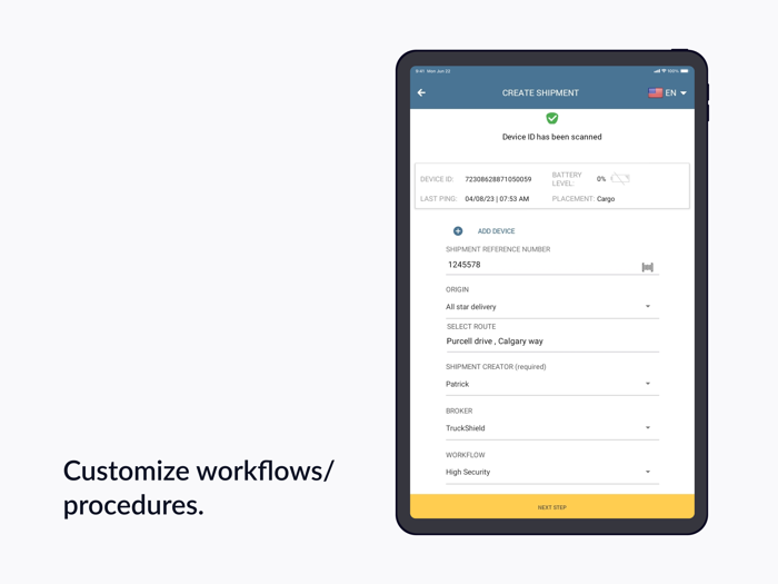 Overhaul Shipment Connect