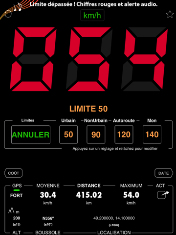 Screenshot #6 pour Compteur De Vitesse 55 Start