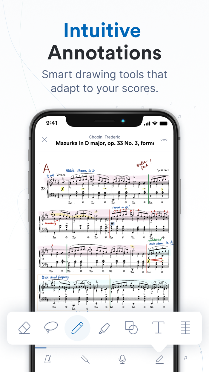 Enote Intelligent Sheet Music