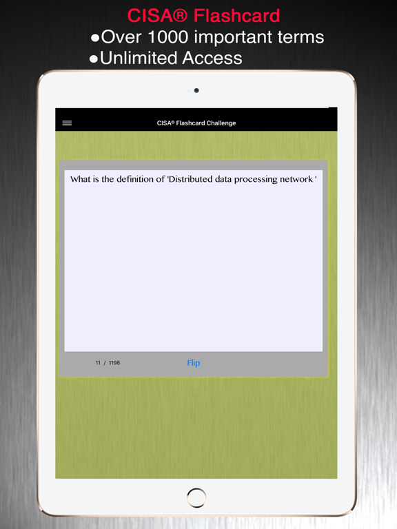 Screenshot #4 pour CISA® Flashcard
