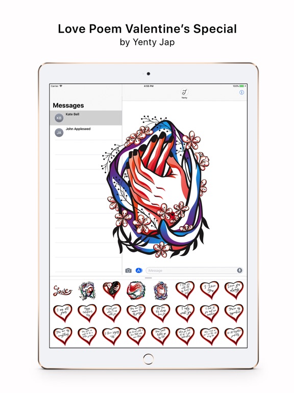 Screenshot #1 for Love Poem Valentine's Special