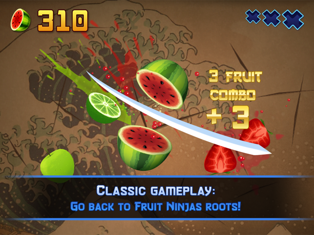 ‎Fruit Ninja Classic Screenshot