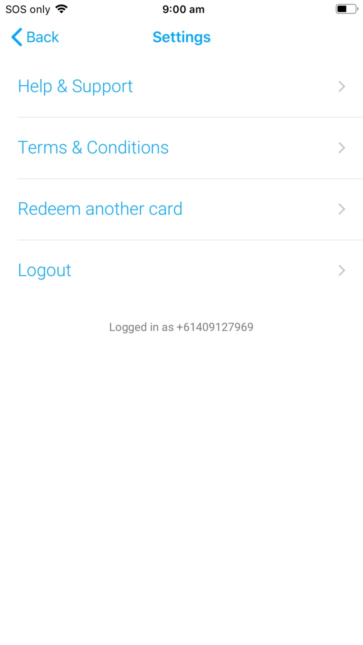iPhone screenshot