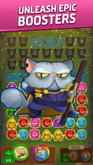 cat force – pvp match 3 game iphone screenshot 3