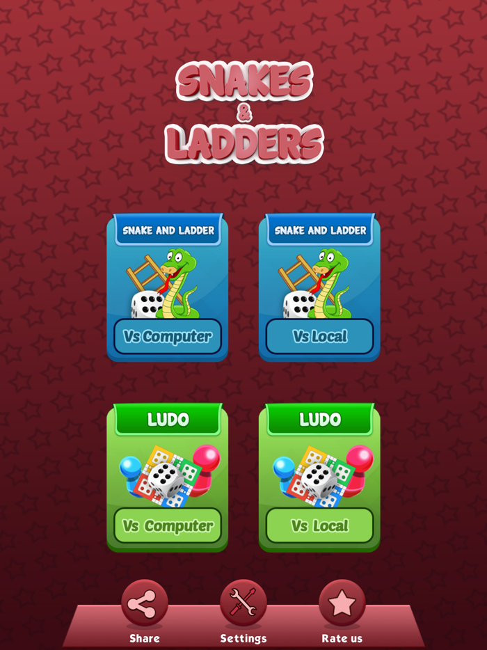 Snakes And Ladders - Ludo Game