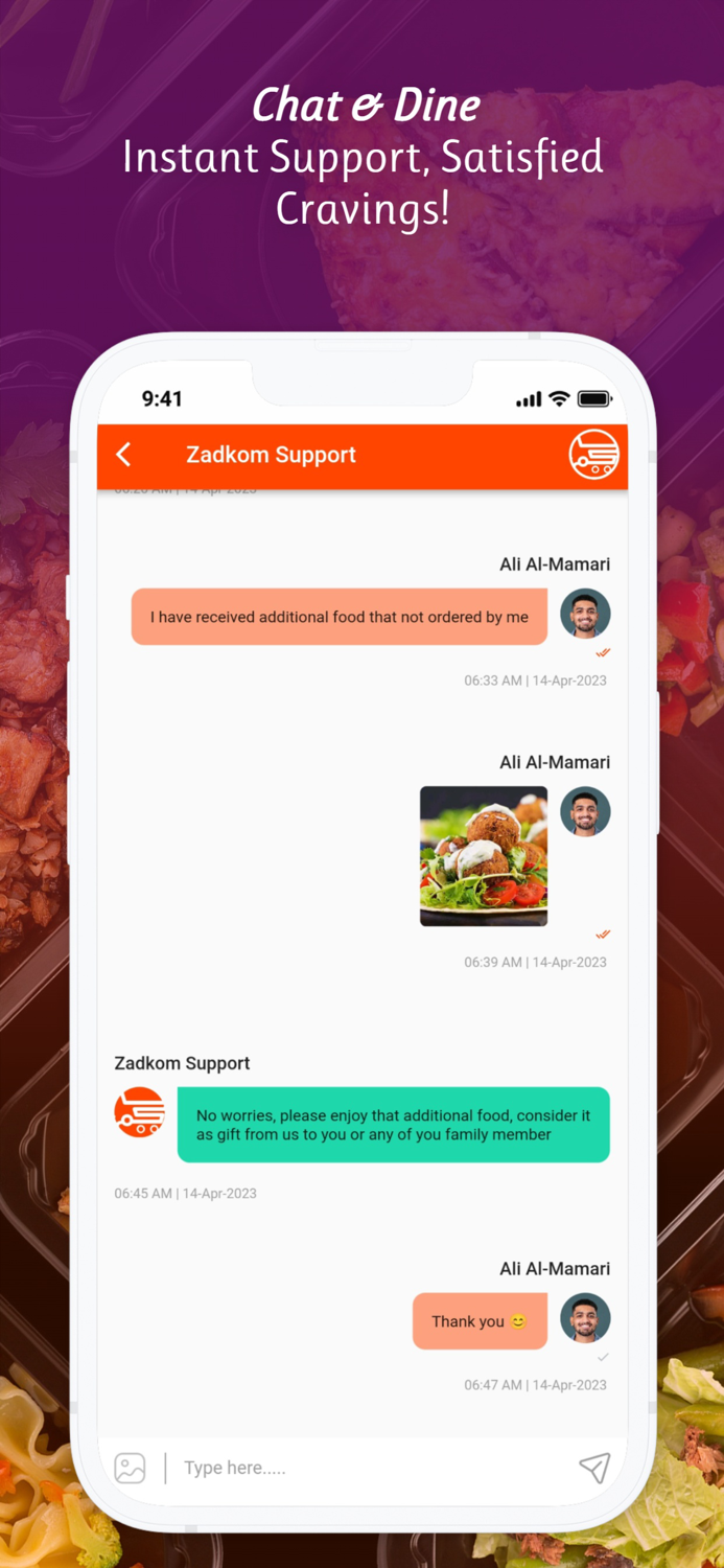 Zadkom - Food Delivery