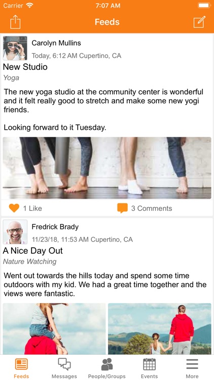 Activitybees: Groups, Events