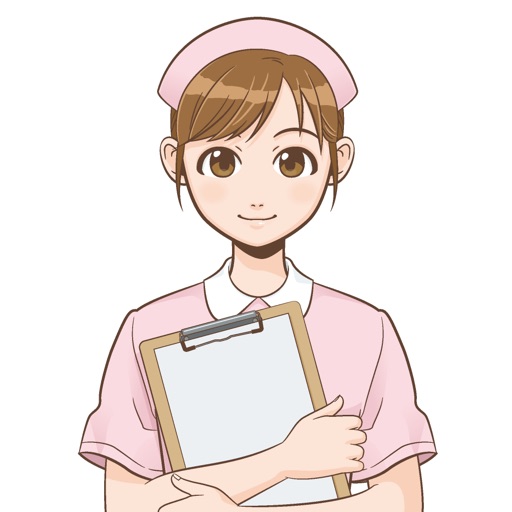 Japanese nurse sticker icon