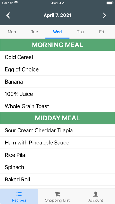 GroveRecipes Screenshot