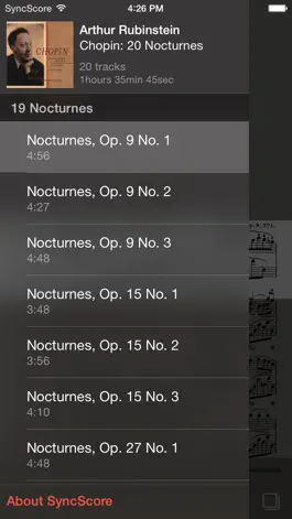 Game screenshot Chopin Nocturnes - SyncScore hack