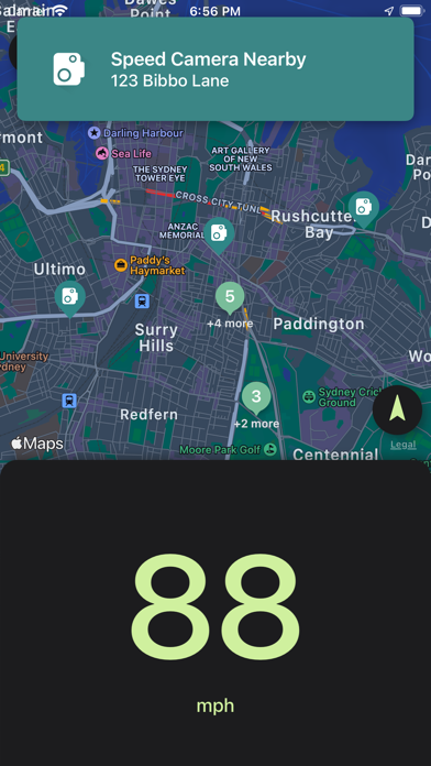 Speedo.meta: GPS Speed Traps Screenshot